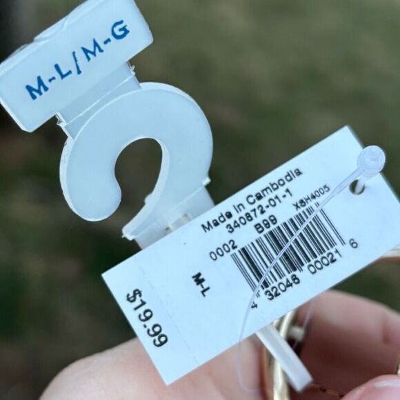 Old Navy Brown Faux Leather Belt NWT Medium/Large - Picture 3 of 4